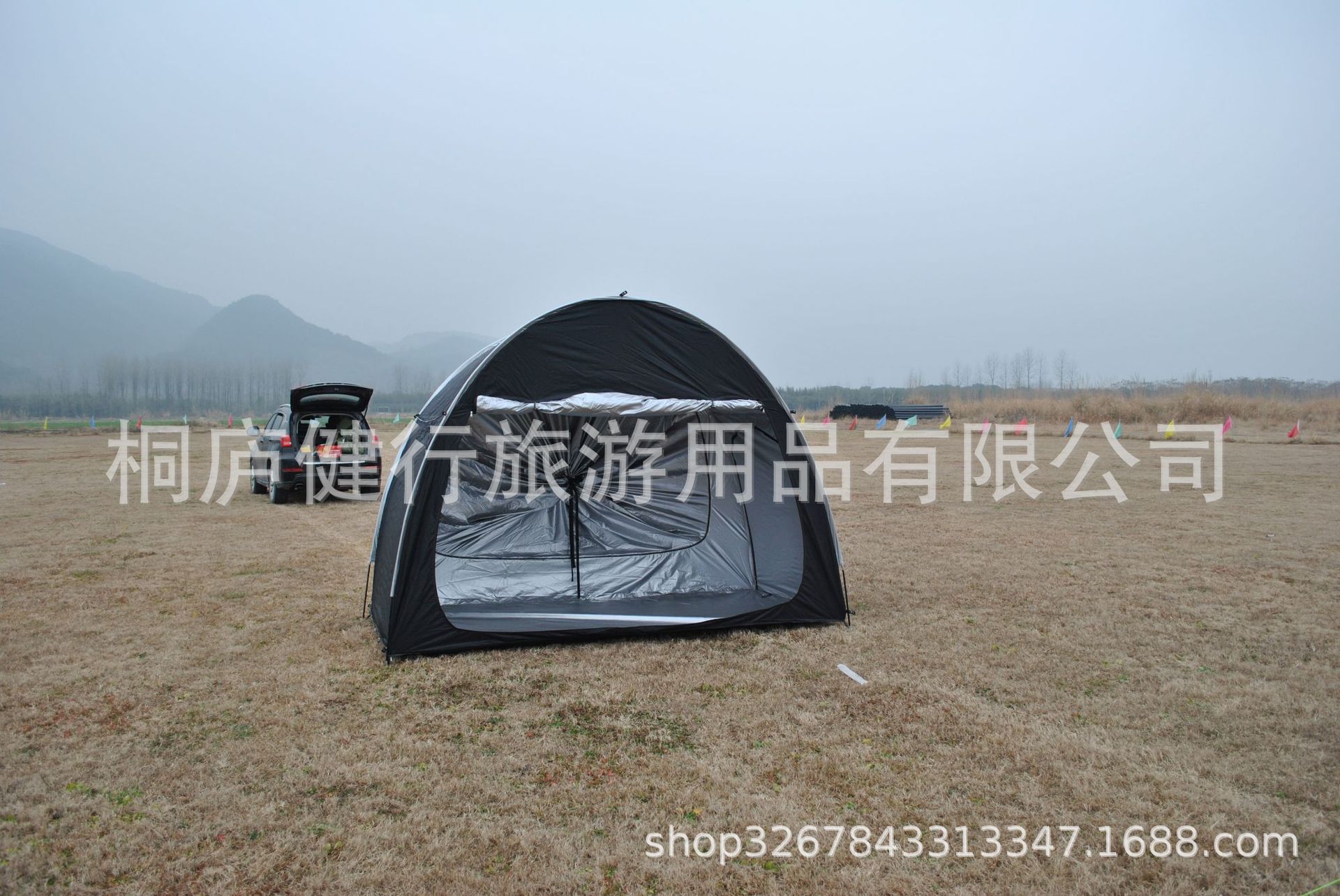 Cheap Goat Tents Outdoor Car Trunk Tent Sunshade Rainproof Tailgate Shade Awning Tent For SUV Car Self Driving Tour Barbecue Camping Tool   